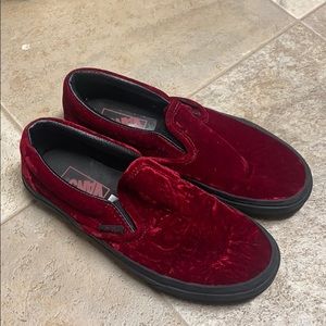 Red Velvet Vans